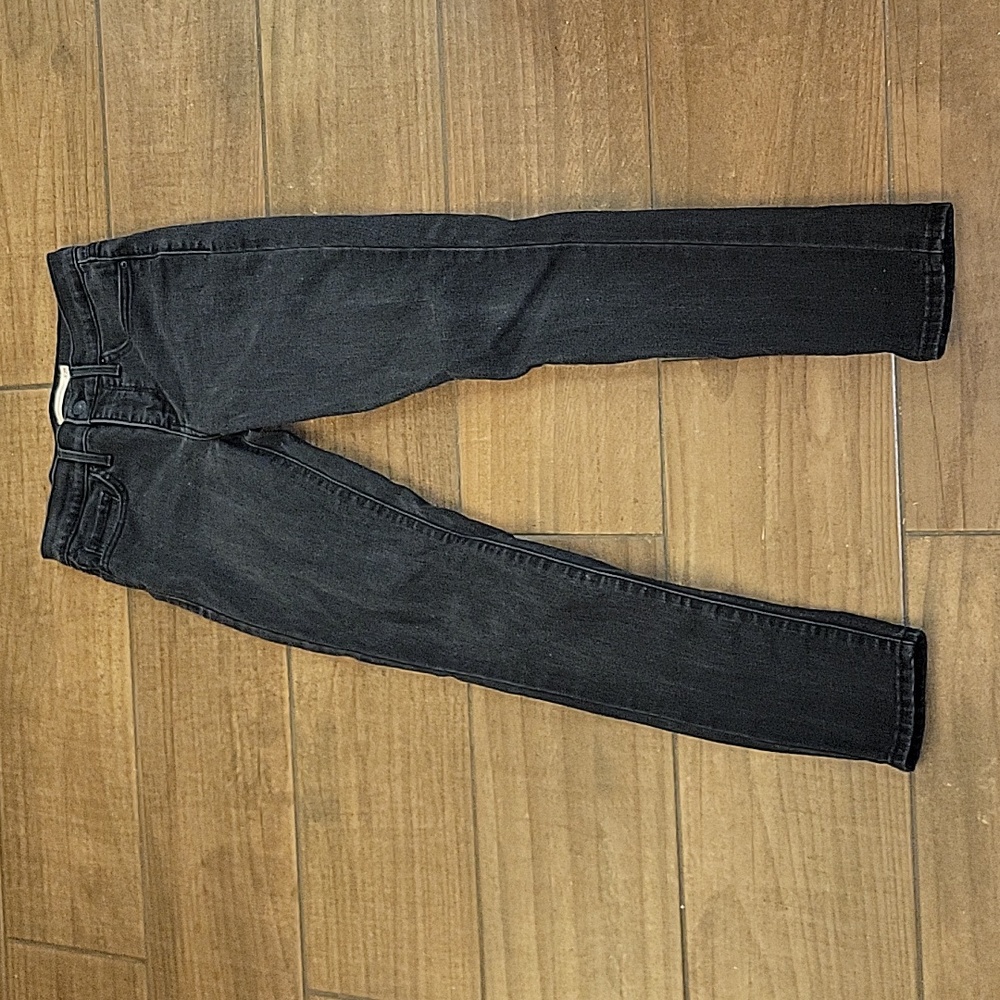 Levi's 311 Shaping Skinny black denim jean classic 5 pocket stretch 25x30 EUC…